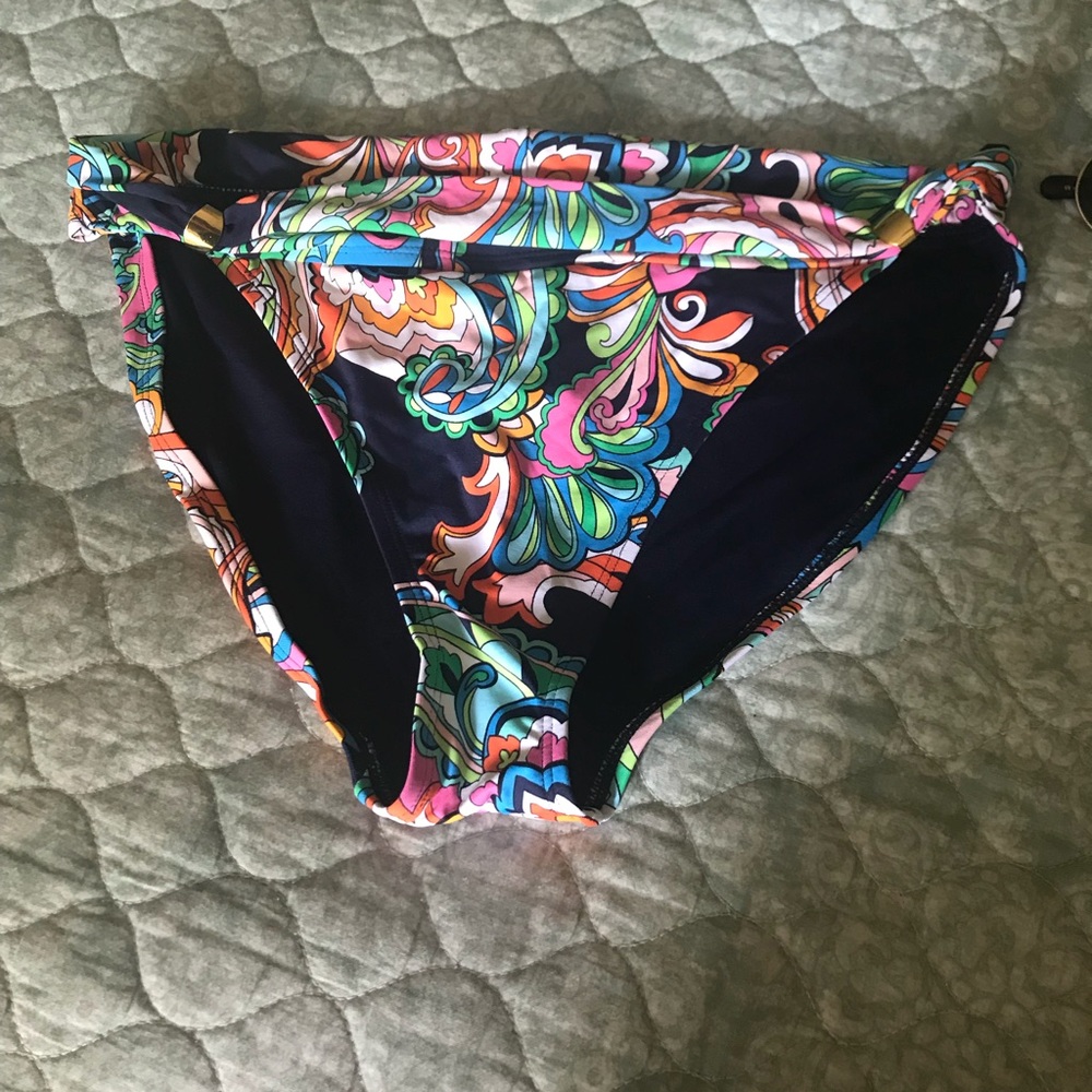 Tommy Bahama paisley bikini bottoms size L